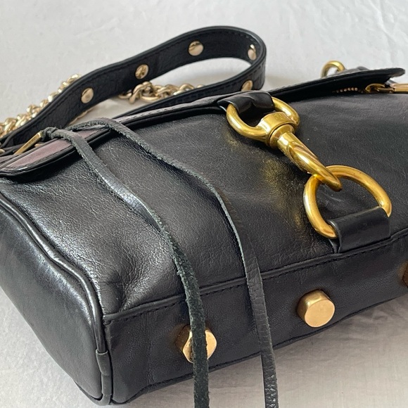 Rebecca Minkoff Mini MAC in Black with Gold - Picture 6 of 13